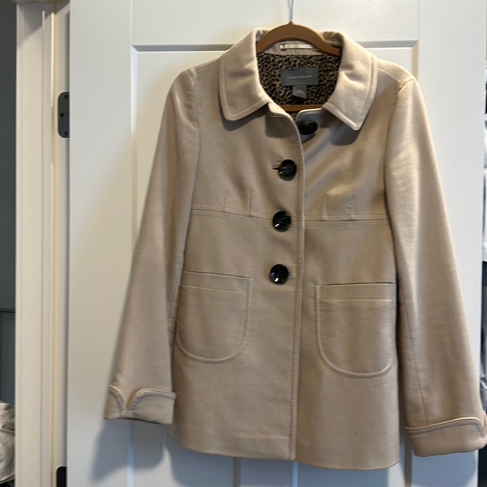 Ann Taylor Tan Blazer like new